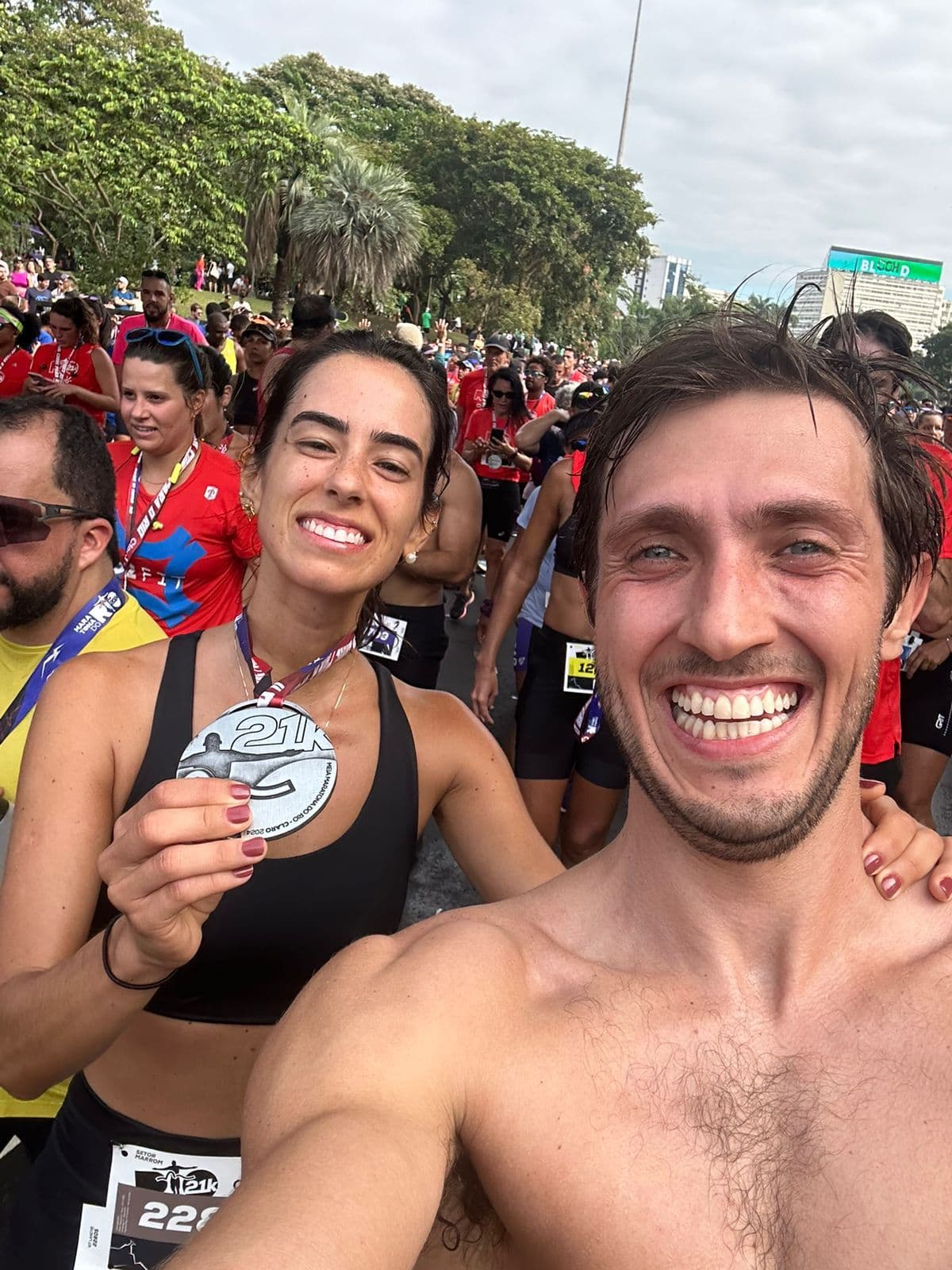 Meia maratona juntos