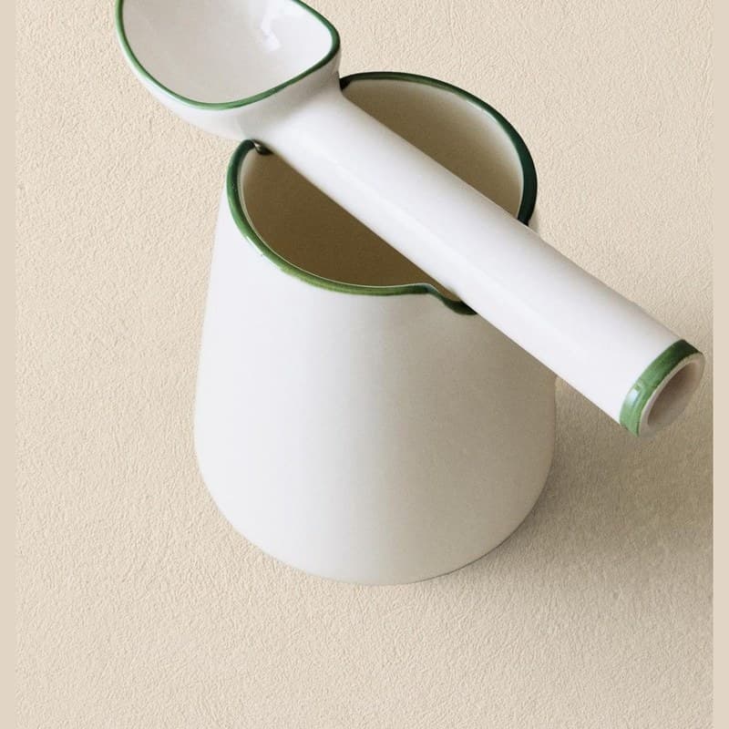 Conjunto de talheres para servir sorvete de grês