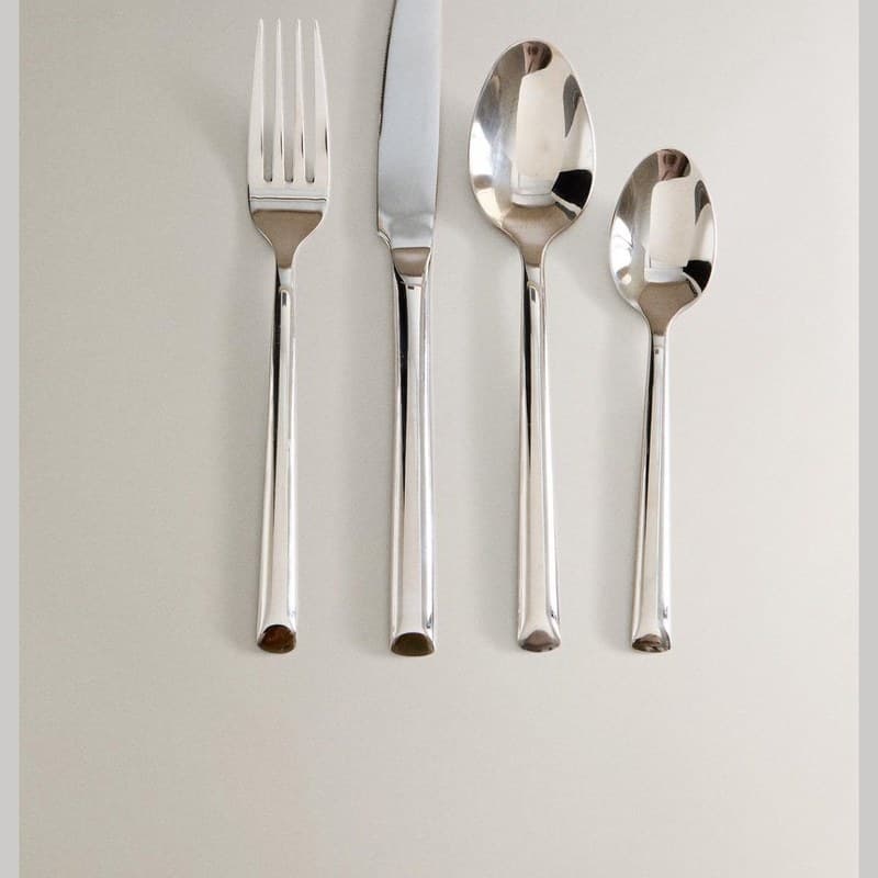 Conjunto de talheres 4 peças de aço forjado