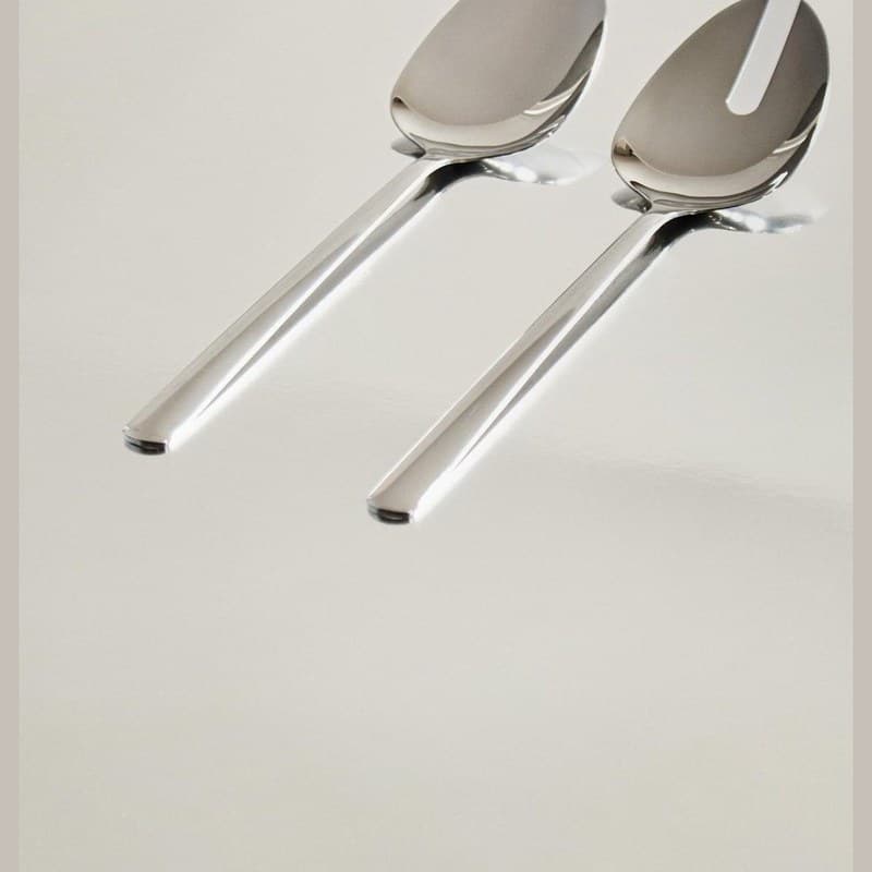Conjunto de talheres de aço para salada (2 unidades)